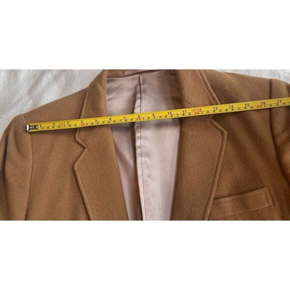 Hill & Archer Blazer Suitjacket Men’s 40R Camel Tan Pure Wool Vtg - Picture 3 of 12